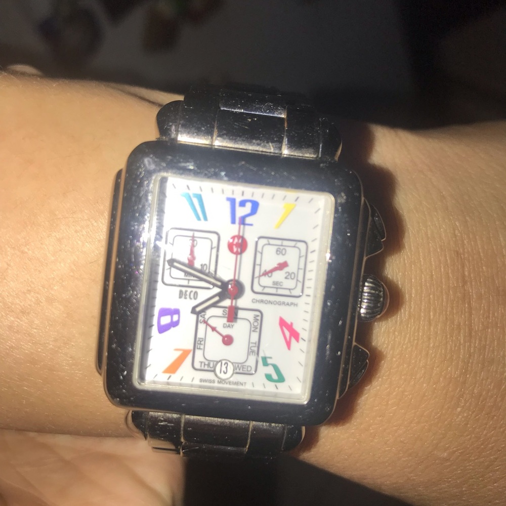 Michele multicolor watch - Picture 6 of 8